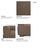 Warner Channel 3 Piece Sofa Set w/S Corner Piece from Mercana - Luna Furniture