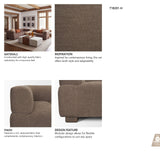 Warner Channel 3 Piece Sofa Set w/S Corner Piece from Mercana - Luna Furniture