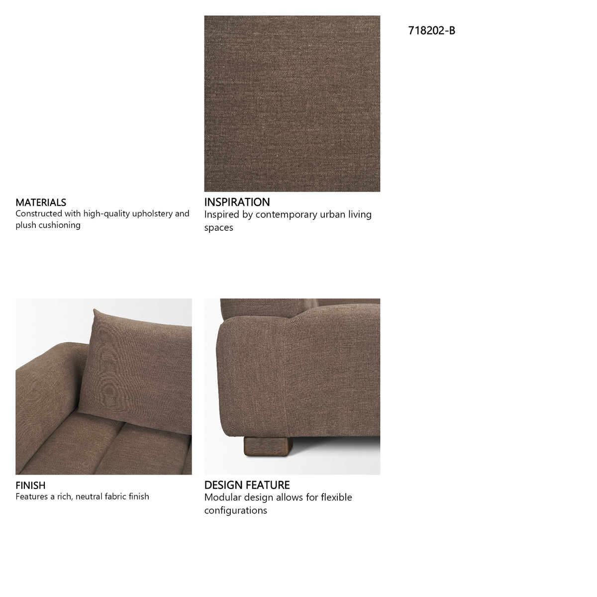 Warner Channel 2 Piece Long Sofa Set w/Back Cushions from Mercana - Luna Furniture