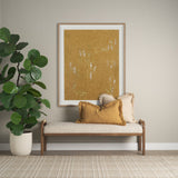 Mental Crossfire I by Mercana Studio Hand-Embellished Textured Framed Artwork Matted under Glass
