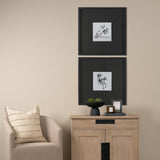 Galloping Gracefully by Santhosh ch Hand-Embellished Framed Artwork Matted under Glass from Mercana - Luna Furniture