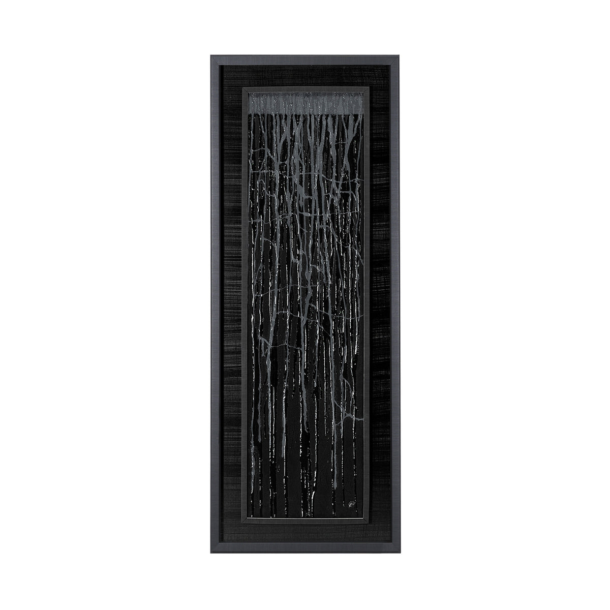 Midas Touch II by Barbara Fleming a Hand Embelished Textured Framed Art Print Matted under Glass from Mercana - Luna Furniture