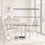 Angeline 96"L x 48"W Extendable Dining Table | Dark Brown Wood | Seats 8-10