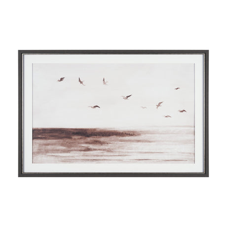 Sienna Sunset by Mercana Studio Hand-Embellished Textured Framed Artwork Matted under Glass from Mercana - Luna Furniture