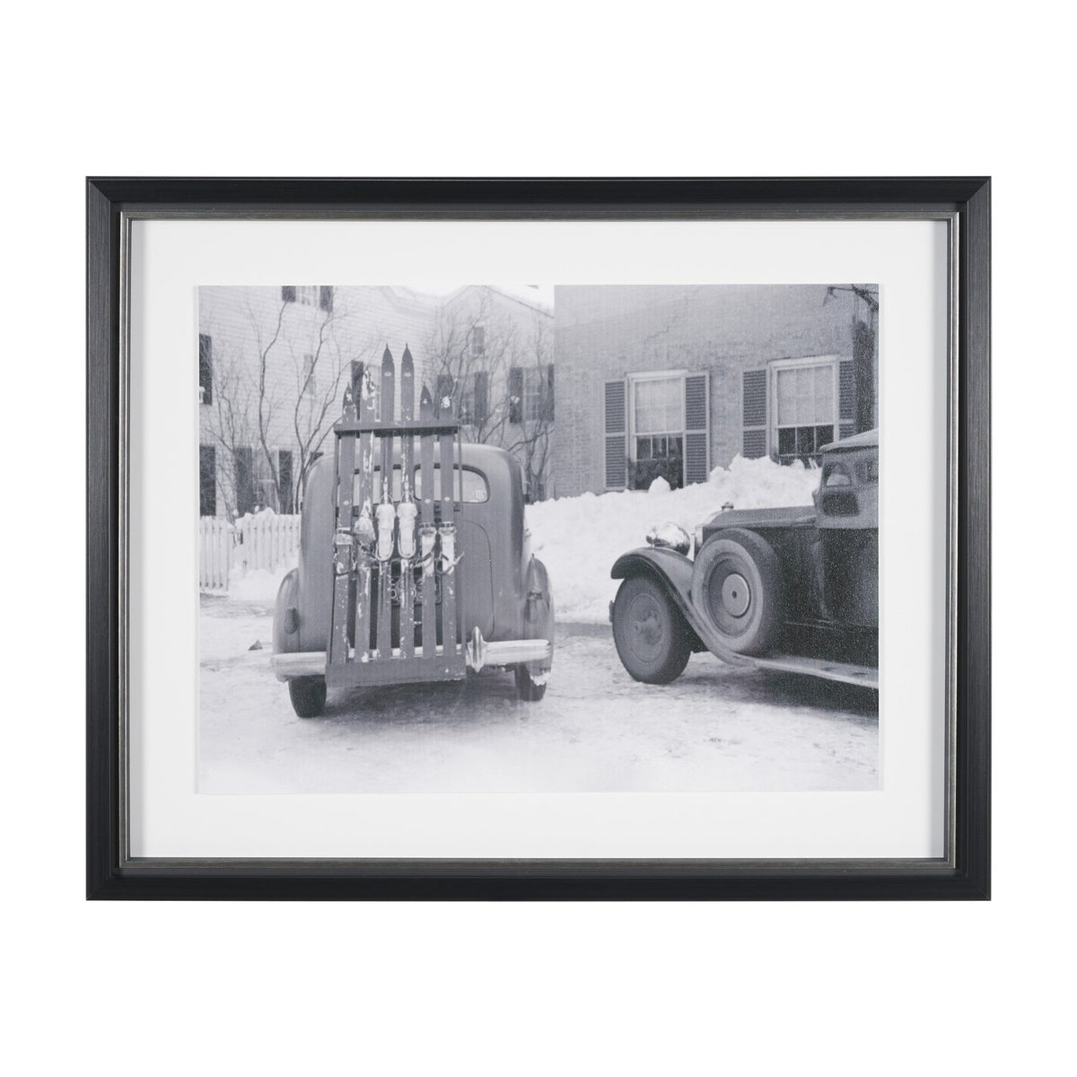 Packed for Powder by Antoinette Frissell Textured Framed Photo Print Matted under Glass from Mercana - Luna Furniture