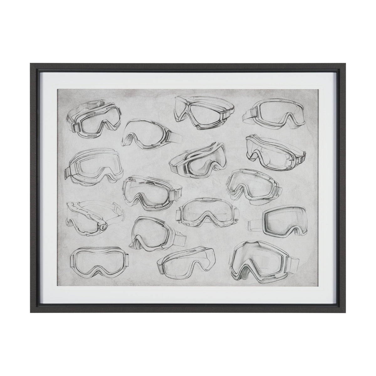 Mountain Eyes by Mercana Studio Textured Framed Artwork Matted under Glass from Mercana - Luna Furniture