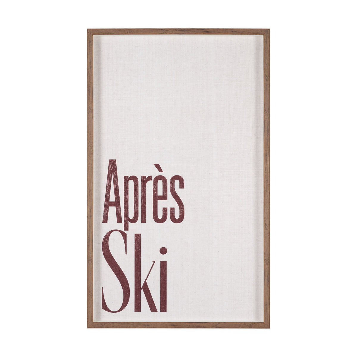 Apres Ski by Mercana Studio Hand-Embellished Textured Framed Artwork Matted under Glass from Mercana - Luna Furniture