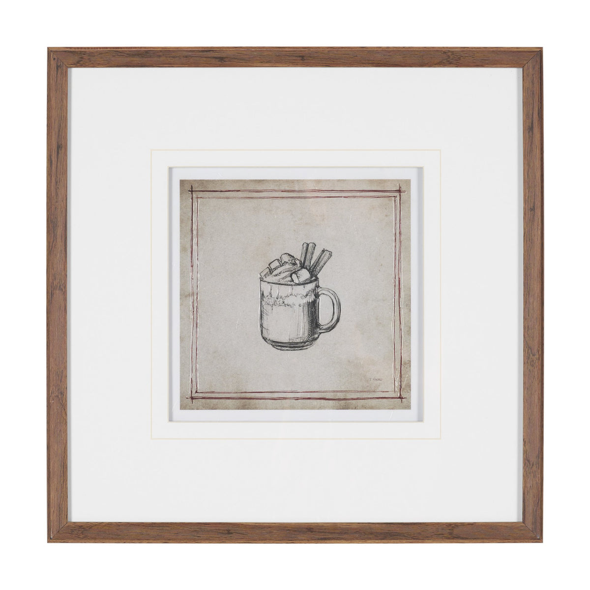 Apres 3 by Mercana Studio Hand-Embellished Textured Framed Artwork Matted under Glass from Mercana - Luna Furniture