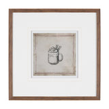 Apres 3 by Mercana Studio Hand-Embellished Textured Framed Artwork Matted under Glass from Mercana - Luna Furniture