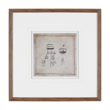 Apres 4 by Mercana Studio Hand-Embellished Textured Framed Artwork Matted under Glass from Mercana - Luna Furniture