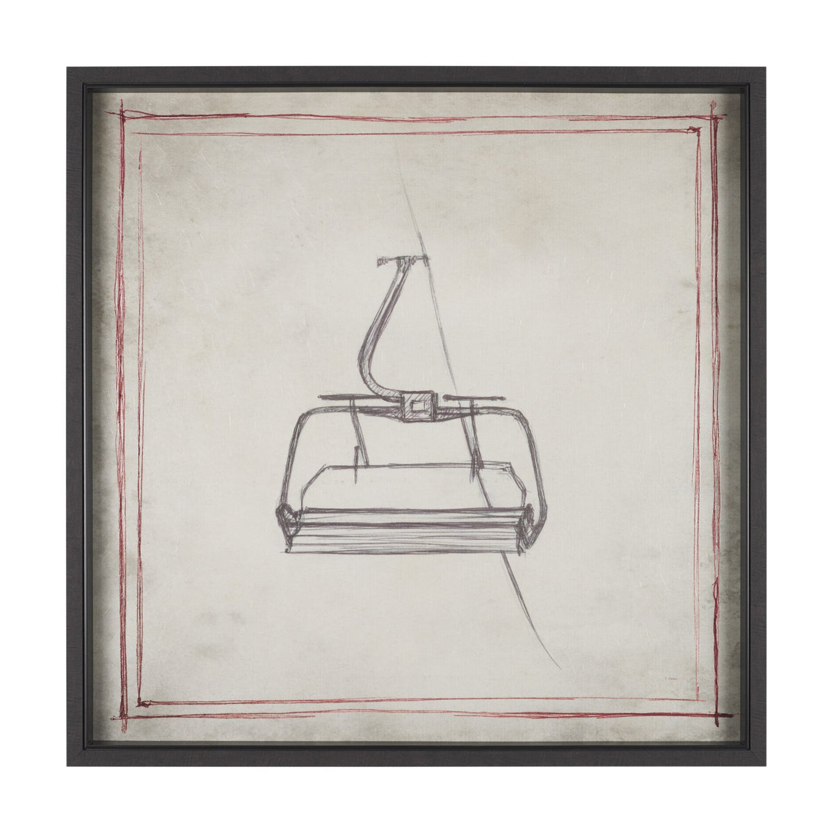 Apres 5 by Mercana Studio Hand-Embellished Textured Framed Artwork Matted from Mercana - Luna Furniture