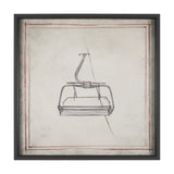 Apres 5 by Mercana Studio Hand-Embellished Textured Framed Artwork Matted from Mercana - Luna Furniture