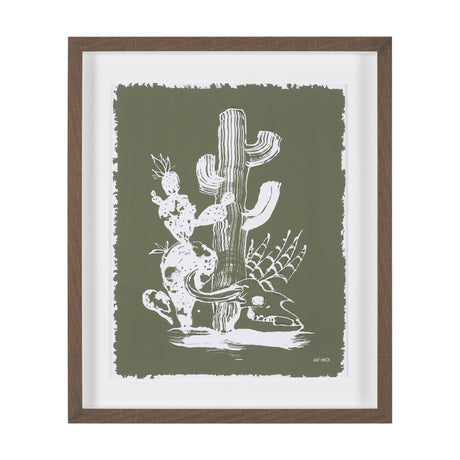 Baja by Nick Simon Hand-Embellished Framed Artwork Matted under Glass from Mercana - Luna Furniture