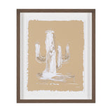 Saguaro Nights by Nick Simon Hand-Embellished Framed Artwork Matted under Glass from Mercana - Luna Furniture