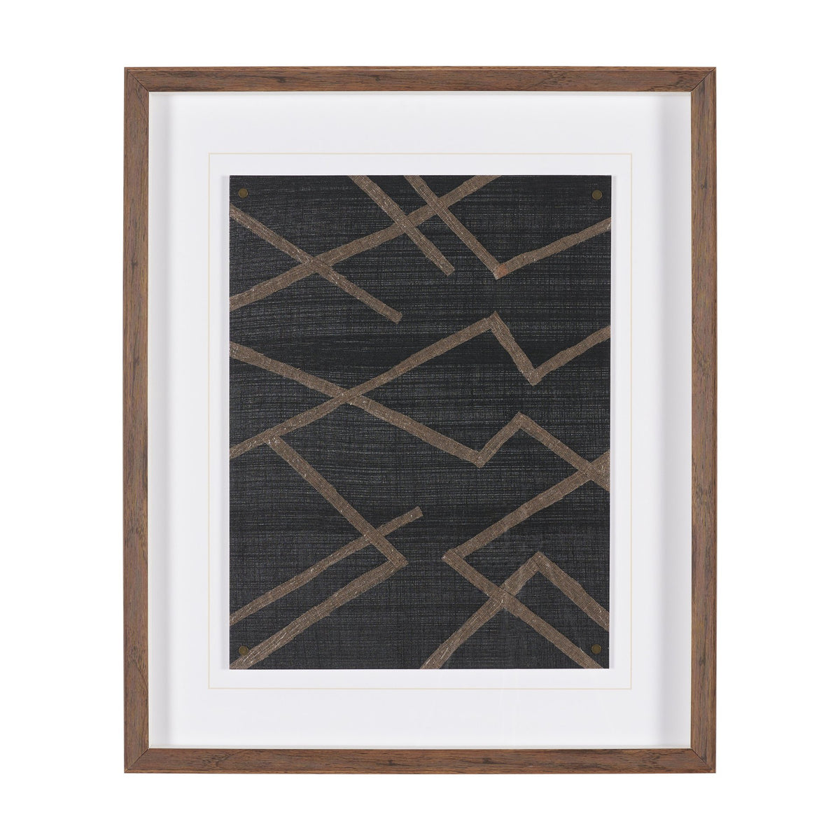 Fabric Fusion - Garisan by Maja Gunnarsdottir Textured Framed Artwork Matted under Glass from Mercana - Luna Furniture