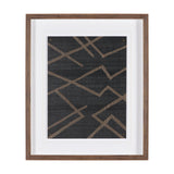 Fabric Fusion - Garisan by Maja Gunnarsdottir Textured Framed Artwork Matted under Glass from Mercana - Luna Furniture