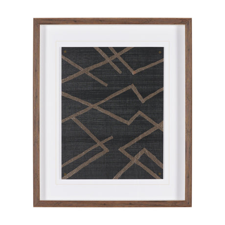 Fabric Fusion - Garisan by Maja Gunnarsdottir Textured Framed Artwork Matted under Glass from Mercana - Luna Furniture