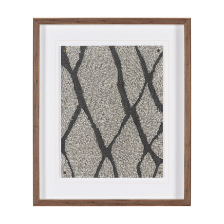 Fabric Fusion - Salib by Maja Gunnarsdottir Textured Framed Artwork Matted under Glass from Mercana - Luna Furniture