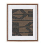 Fabric Fusion - Bentuk by Maja Gunnarsdottir Textured Framed Artwork Matted under Glass from Mercana - Luna Furniture