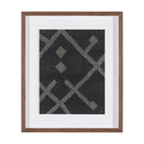 Fabric Fusion - Laluan by Maja Gunnarsdottir Textured Framed Artwork Matted under Glass from Mercana - Luna Furniture