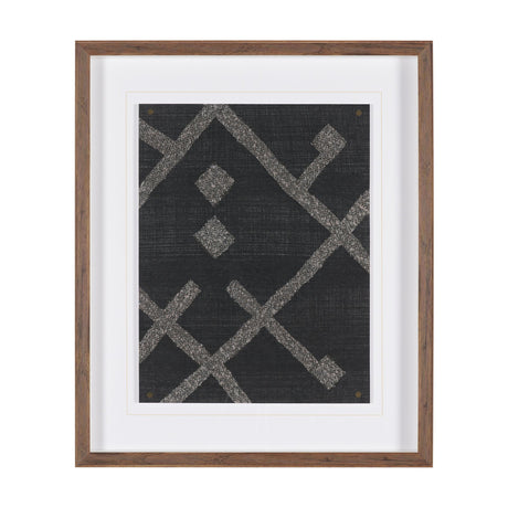 Fabric Fusion - Laluan by Maja Gunnarsdottir Textured Framed Artwork Matted under Glass from Mercana - Luna Furniture