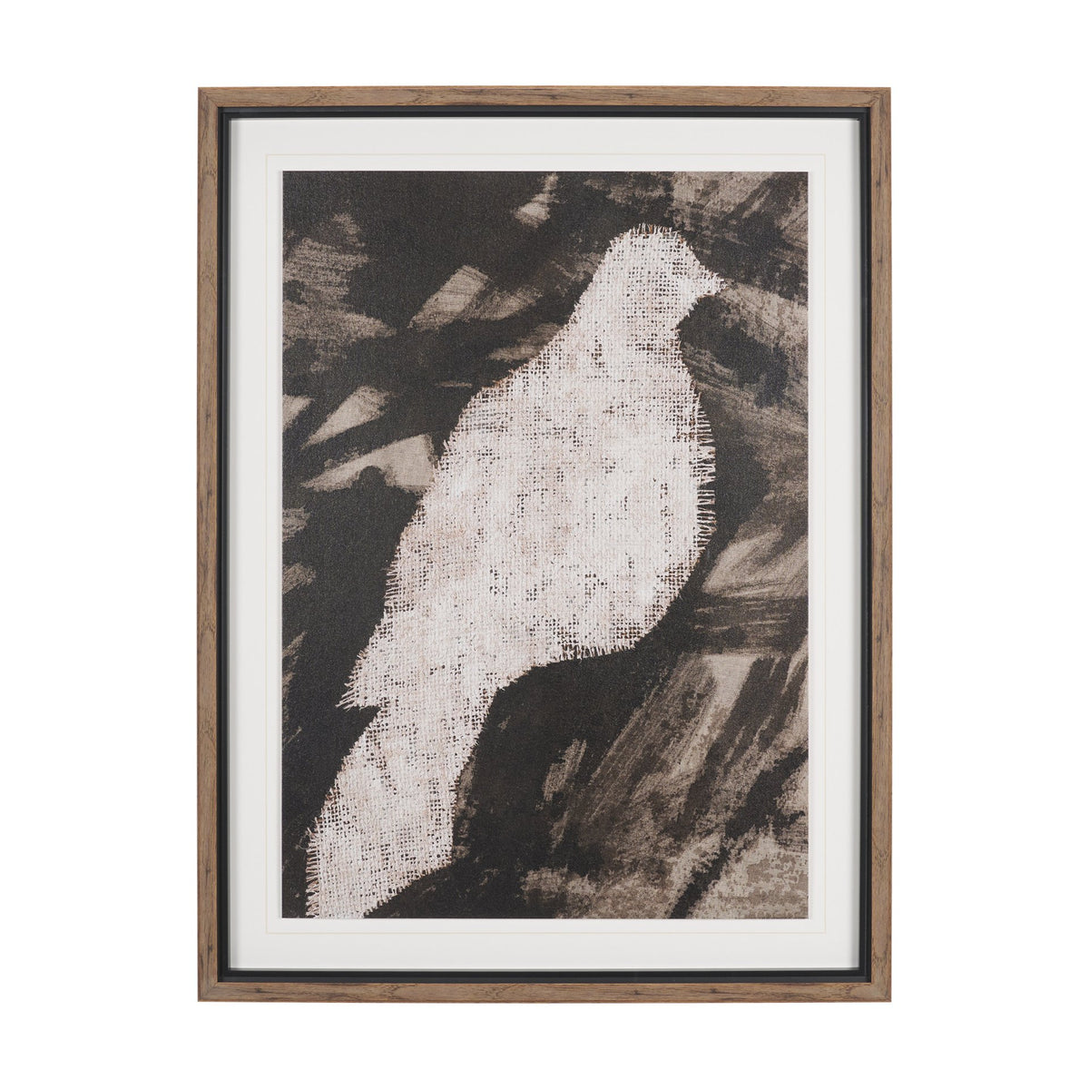 Sahara Style - Bird by Maja Gunnarsdottir Textured Framed Artwork Matted under Glass from Mercana - Luna Furniture