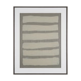Linear Rhythym by Mercana Studio Hand-Embellished Textured Framed Artwork Matted under Glass from Mercana - Luna Furniture
