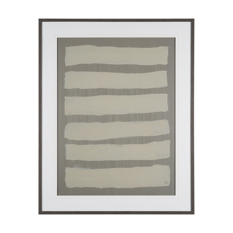 Linear Rhythym by Mercana Studio Hand-Embellished Textured Framed Artwork Matted under Glass from Mercana - Luna Furniture