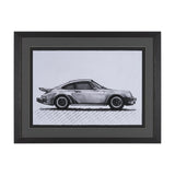 1975 911 Turbo by Mercana Studio Textured Framed Artwork Matted under Glass from Mercana - Luna Furniture