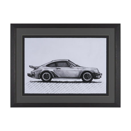 1975 911 Turbo by Mercana Studio Textured Framed Artwork Matted under Glass from Mercana - Luna Furniture
