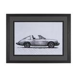 1974 911 Targa by Mercana Studio Textured Framed Artwork Matted under Glass from Mercana - Luna Furniture