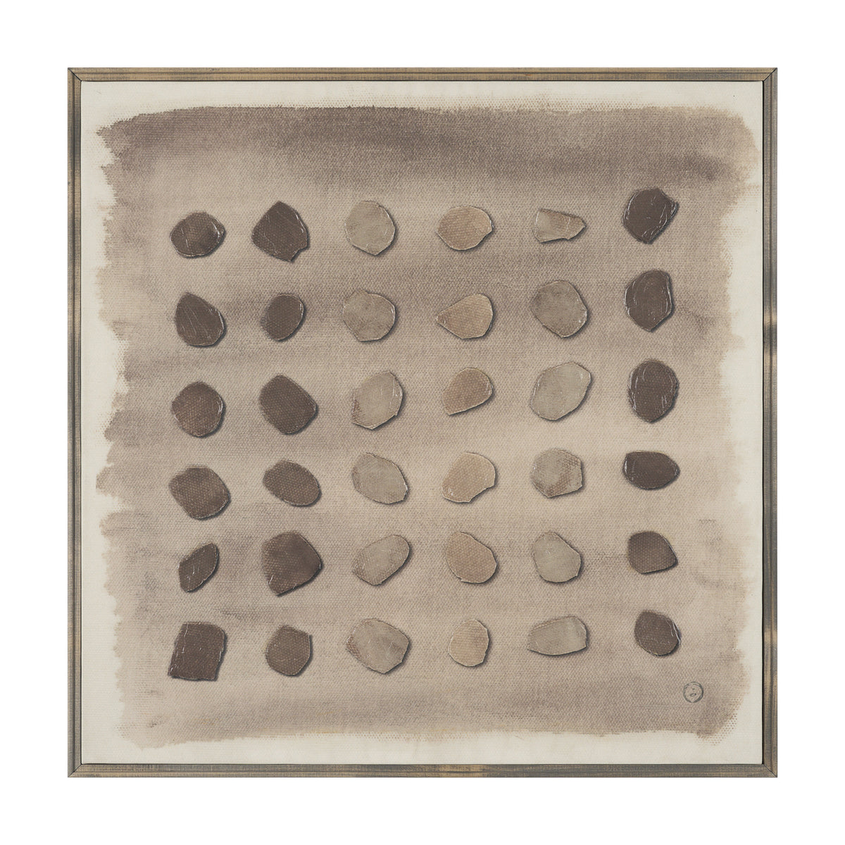 Fragments of Order by Mercana Studio Hand-Embellished Textured Framed Canvas Artwork from Mercana - Luna Furniture