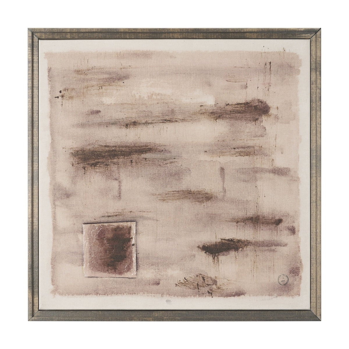 Uno by Mercana Studio Hand-Embellished Textured Framed Canvas Artwork from Mercana - Luna Furniture