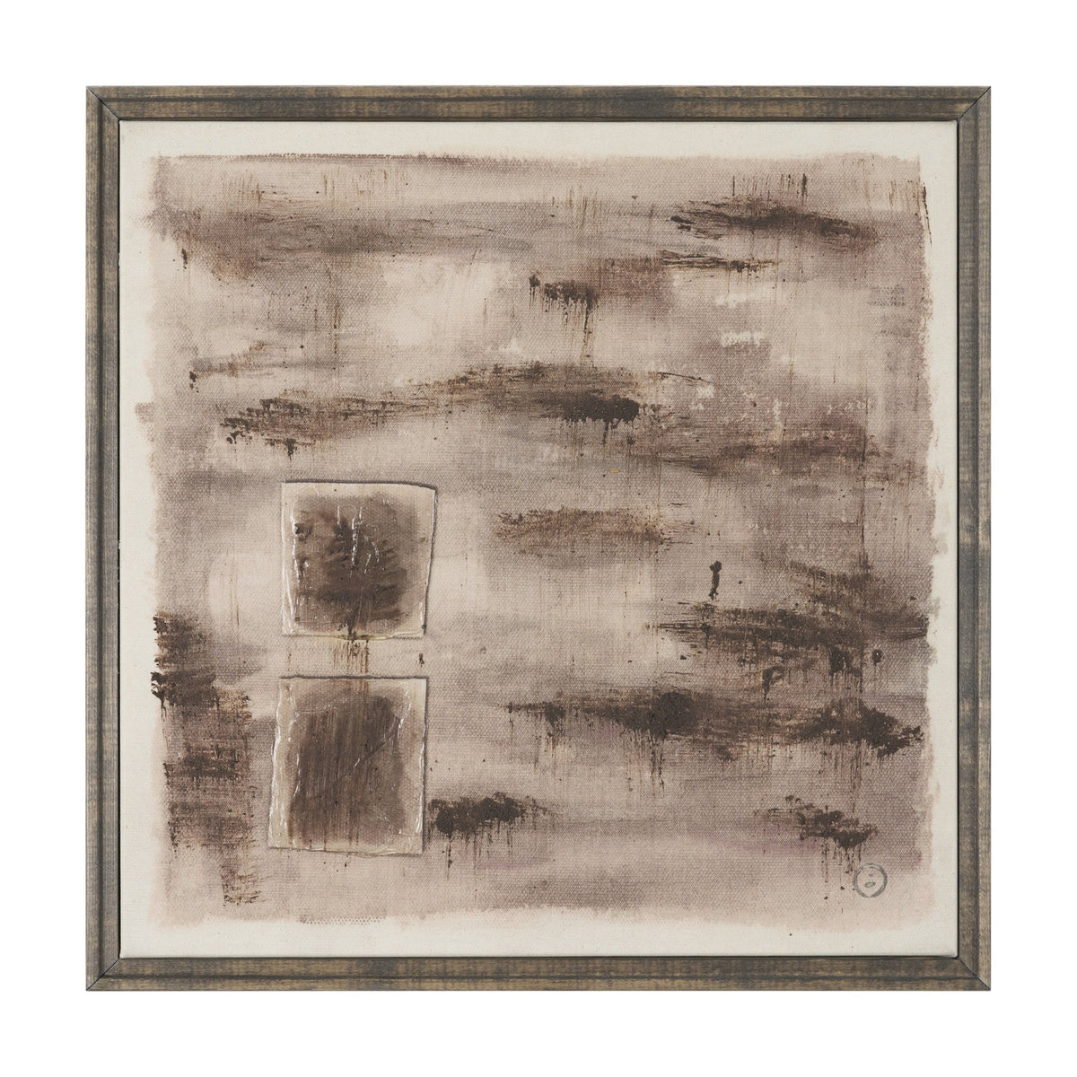 Dos by Mercana Studio Hand-Embellished Textured Framed Canvas Artwork from Mercana - Luna Furniture