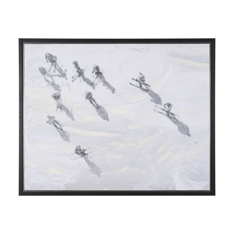 Decisions by Mercana Studio Hand-Embellished Textured Framed Canvas Artwork from Mercana - Luna Furniture