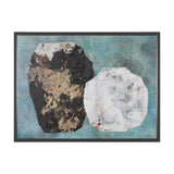 Sahara Style - Containers by Maja Gunnarsdottir Hand-Embellished Textured Framed Canvas Artwork from Mercana - Luna Furniture