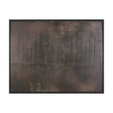 Moody Dark Brown Rustic Landscape by Josie George Textured Framed Canvas Artwork from Mercana - Luna Furniture