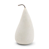 Pera Small White Marble Pear Decorative Object