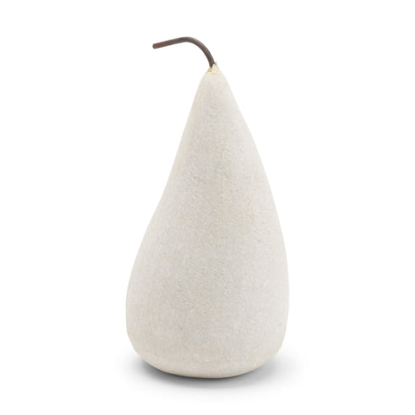 Pera Small White Marble Pear Decorative Object from Mercana - Luna Furniture