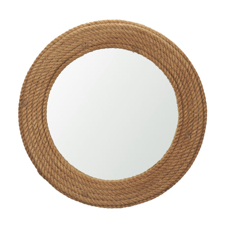 Kova 42" Rope Framed Round Wall Mirror from Mercana - Luna Furniture