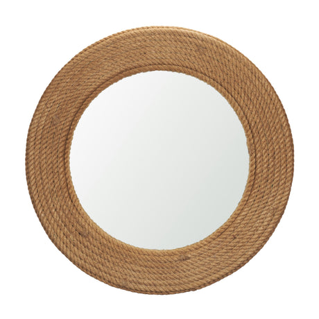 Kova 50" Rope Framed Round Wall Mirror from Mercana - Luna Furniture