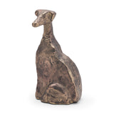 Anubis Antiqued Brass Metal Decorative Dog Object from Mercana - Luna Furniture