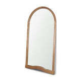 Avaline Arched Heritage Floor Mirror | Solid Oak