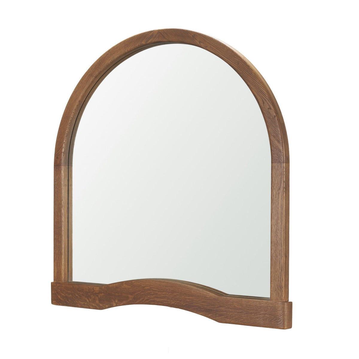 Avaline Arched Heritage Vanity Wall Mirror | Solid Oak
