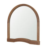 Avaline Arched Heritage Vanity Wall Mirror | Solid Oak