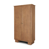 Carmel 2-Door Tall Cabinet | 78" | Raffia w/ Brown Wood from Mercana - Luna Furniture