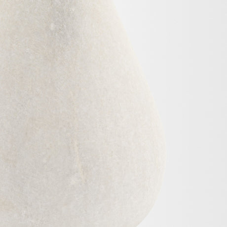 Pera Large White Marble Pear Decorative Object from Mercana - Luna Furniture
