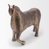 Marengo Antiqued Brass Metal Decorative Horse Object from Mercana - Luna Furniture
