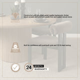 Tribeca Curve Open Back Charcoal Chenille Tripod Frame Dining Chair, Set of 2 from Mercana - Luna Furniture