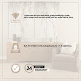 Ellington Slipcovered Slope Arm Accent Chair | Stonewashed Latte Fabric from Mercana - Luna Furniture